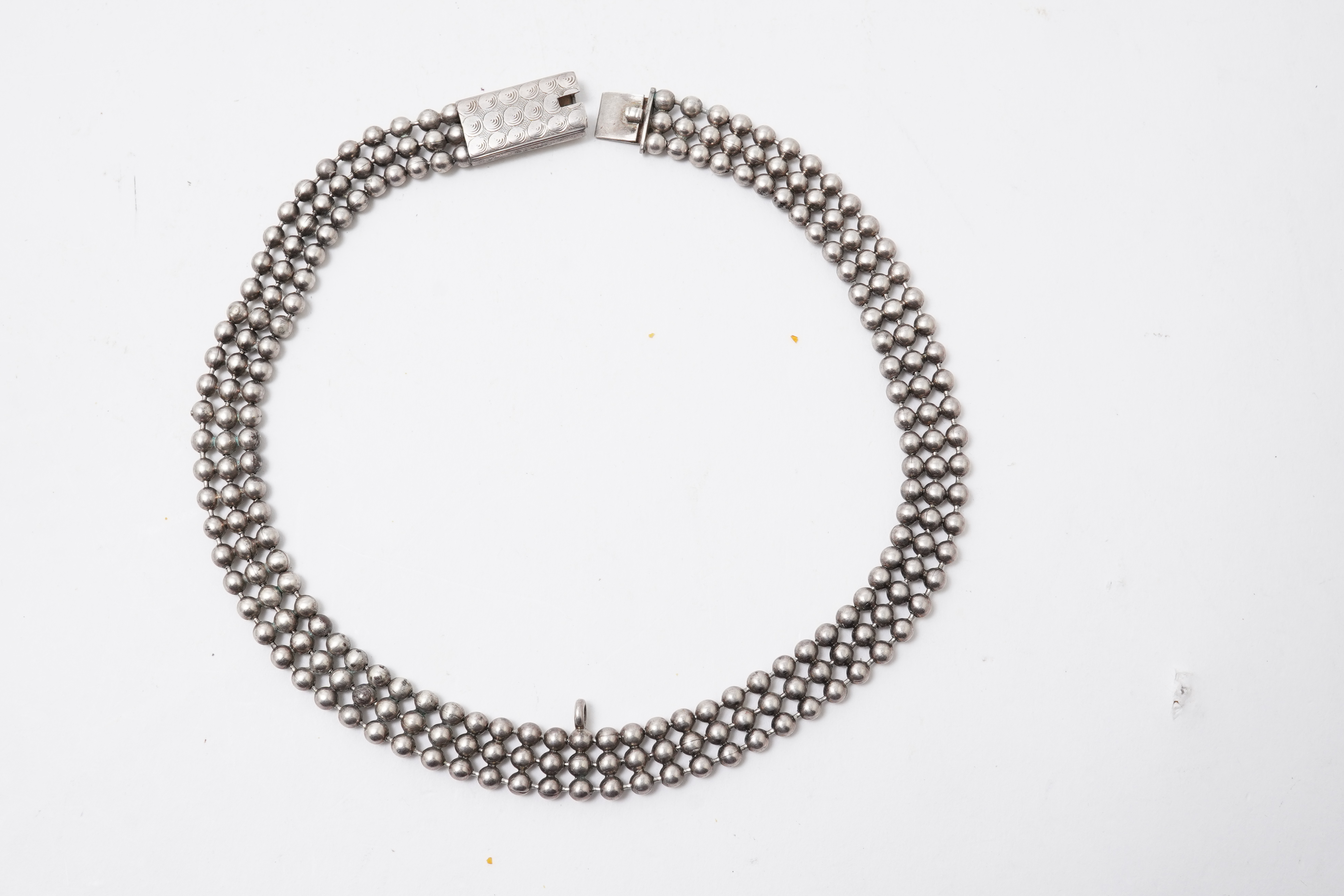 Three silver necklaces, 19th/early 20th century